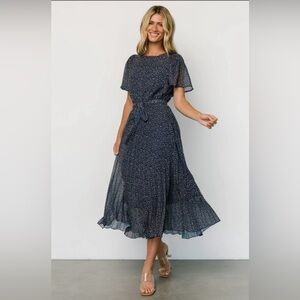 Baltic Born Prim Pleated Midi Dress - NEW WITH TAGS!